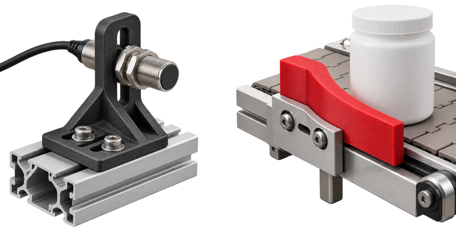 Ejemplo ilustrativo de soporte ajustable para sensor